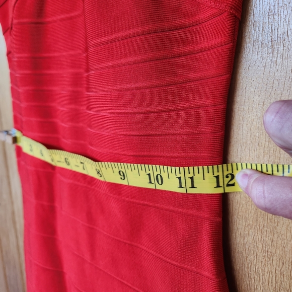 MEILUN Bandage Dress Red, Size Small, NWT - Picture 7 of 7